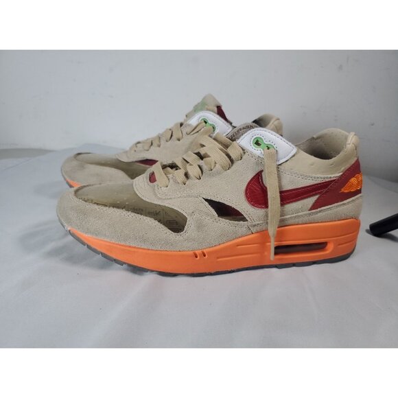 Nike x CLOT Air Max 1 2021 Kiss Of Death Size 9.5 DD1870-100 - Picture 4 of 16